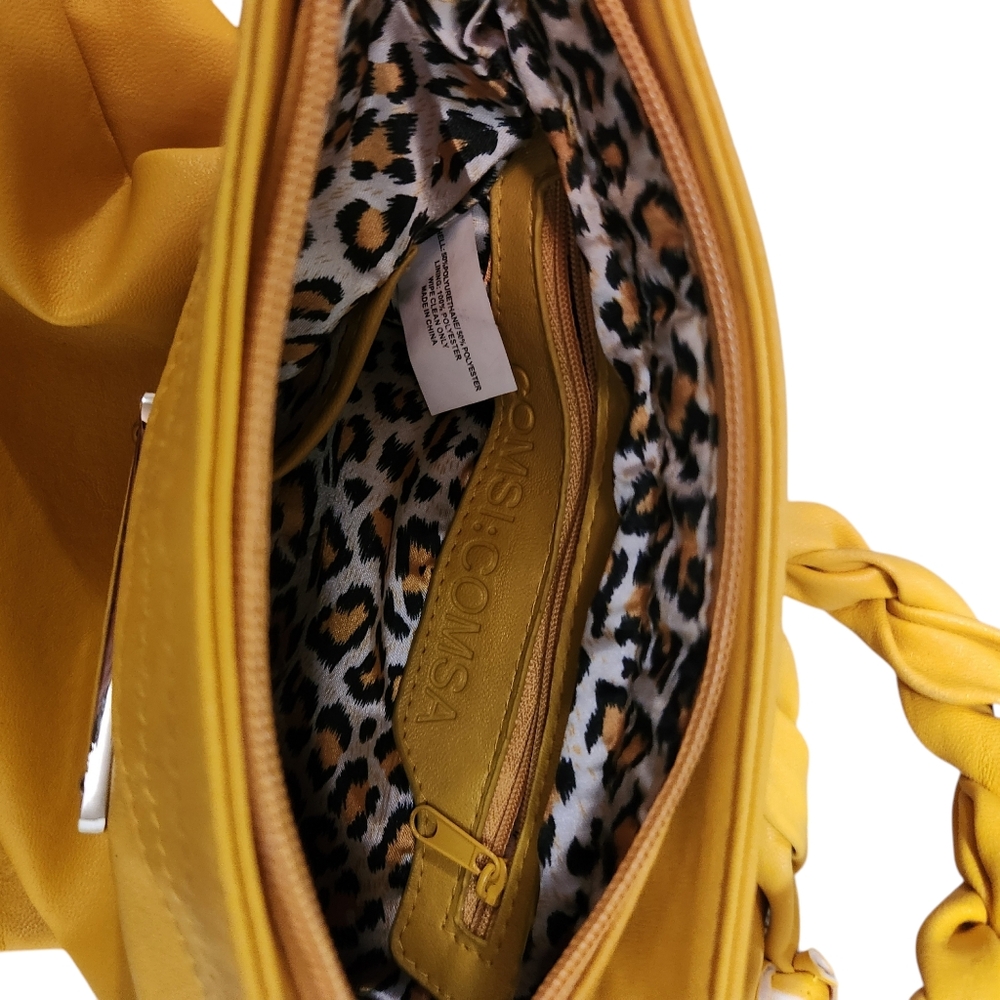Yellow Comsi Comsa Cross Body Bag - Picture 8 of 11